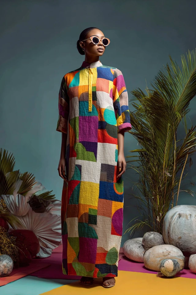 Boho Winter Linen Dresses