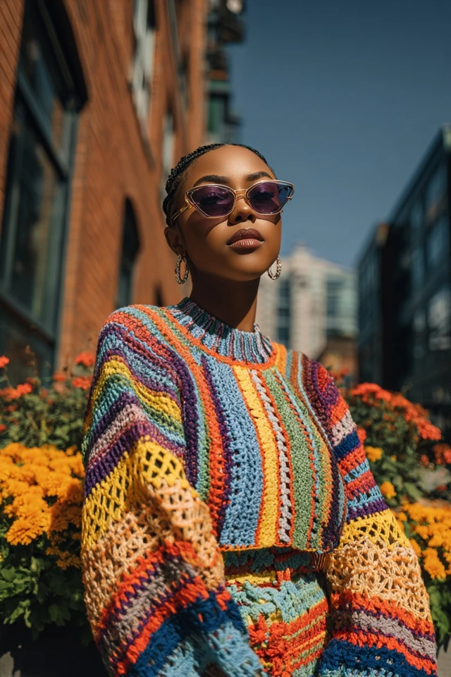Light Academia Crochet Sheer Layers
