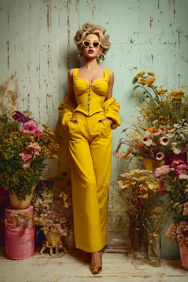 Barbiecore Retro Futurism Looks