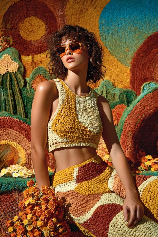 Bold Vacation Crochet Tops