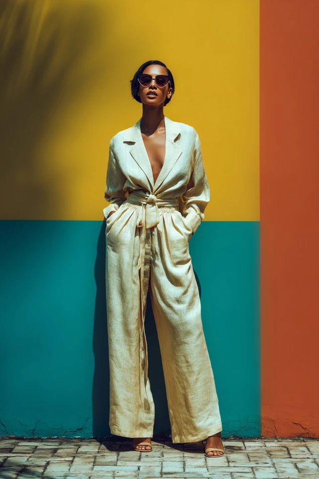 Bold Linen Athleisure Sets