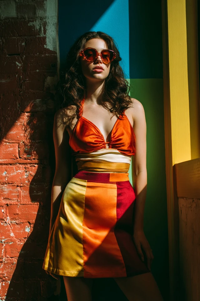 Tomato Girl Back‑to‑School Satin Skirts