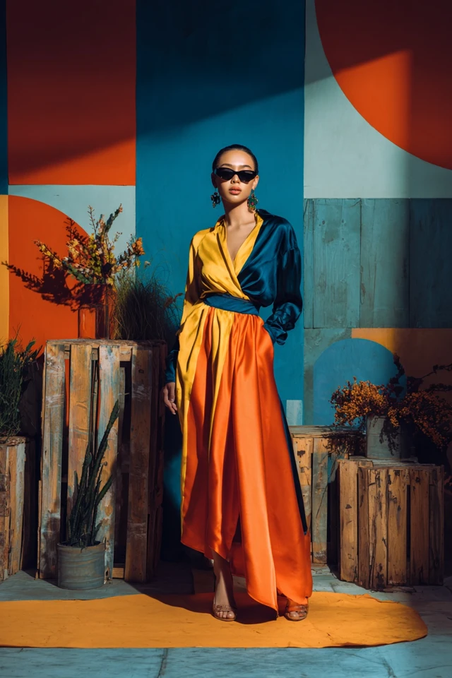 Comfy Satin Midi Skirts