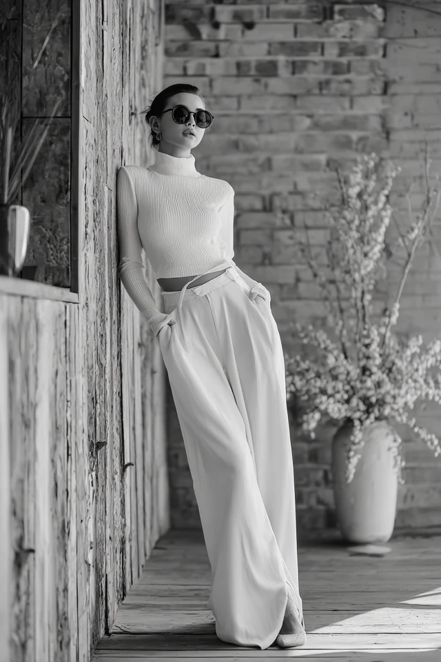 Monochrome Cottagecore Outfit Ideas