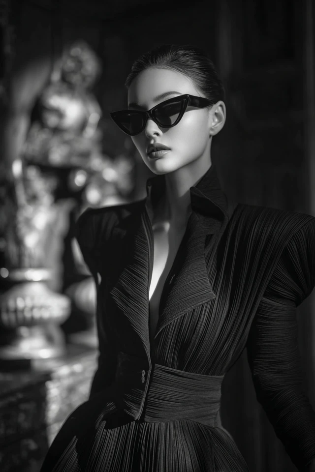 Mystic Cloudburst Gabardine Evening Ensemble - photo 3