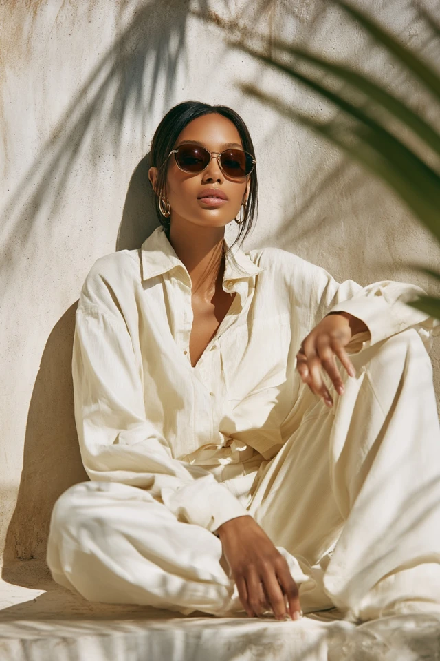 Chic Ivory Poplin Brunch Looks - photo 3