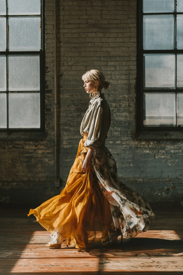 Layered Midi Skirt Lookbook - photo 2