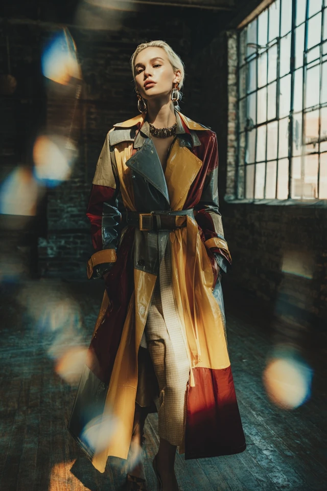 Colorful Trench Coat Mood - photo 2