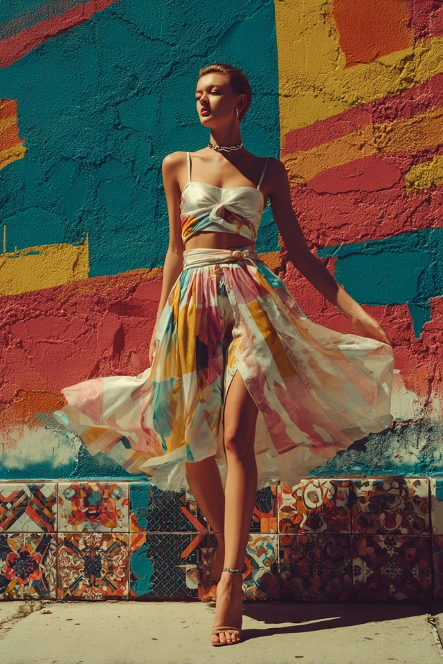 Edit Sporty Satin Skirt Accessory Trends - photo 2
