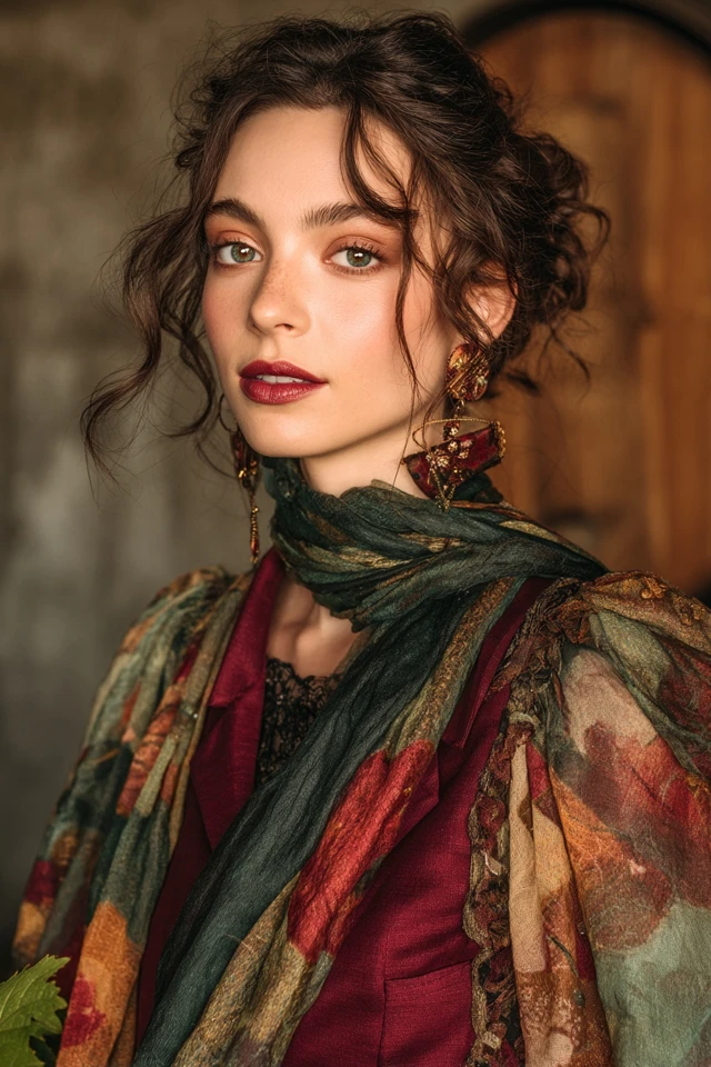 Vintage Fall Layering Fabric Focus - photo 2