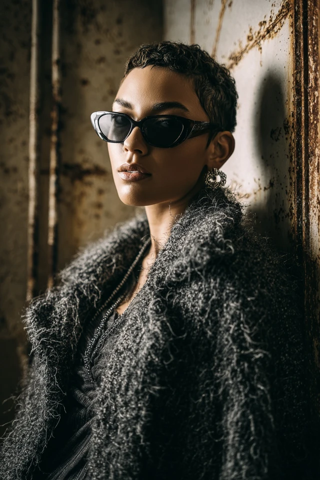 Whimsical Gunmetal Bouclé Layering Guide - photo 4