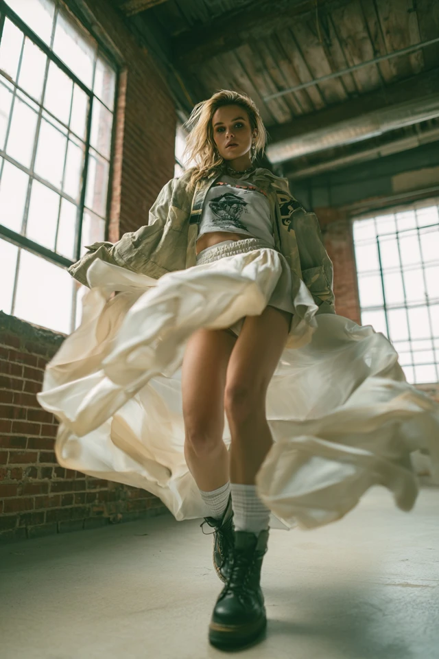 Street Style Satin Skirt Aesthetic - photo 2
