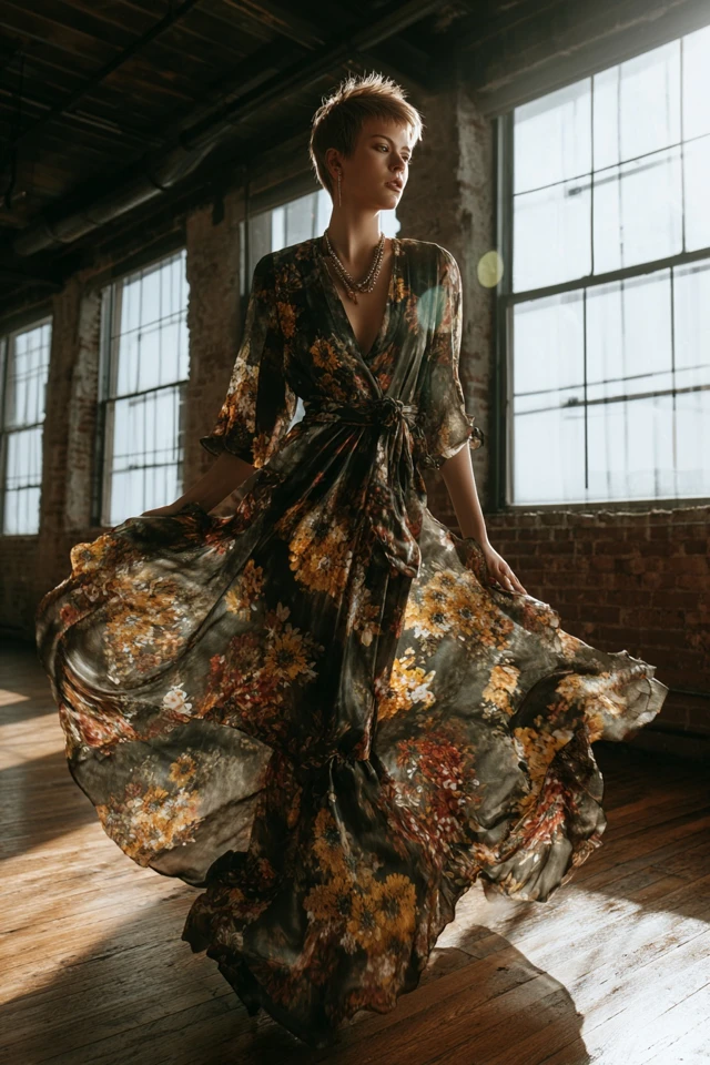 Mood Cottagecore Wrap Dress Accessory Trends - photo 2