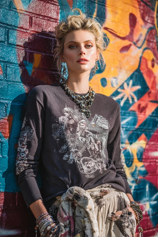 Casual Graphic Tee Chic - photo 2