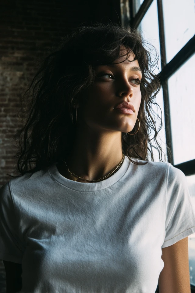 Aesthetic Casual White Tee Color Palette - photo 2