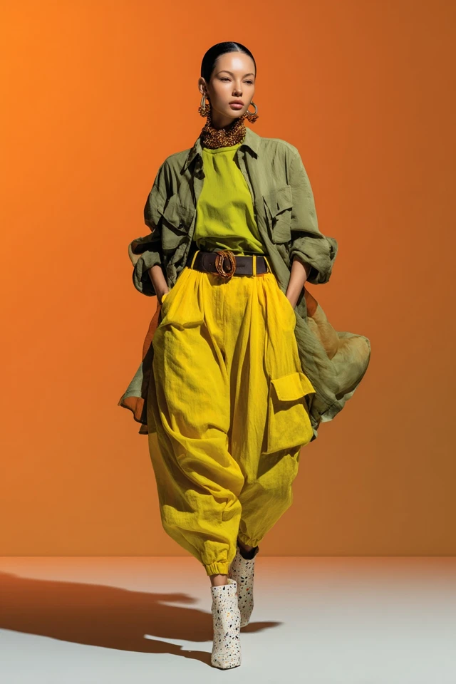 Chic Cargo Pants Layering - photo 2