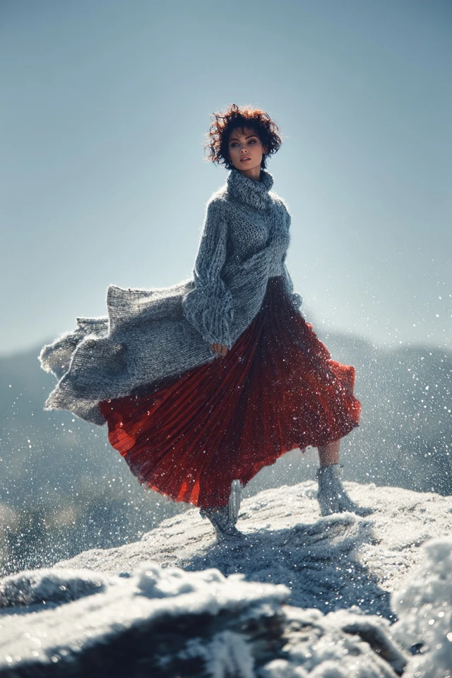 Winter Knit Dress Accessory Trends - photo 2