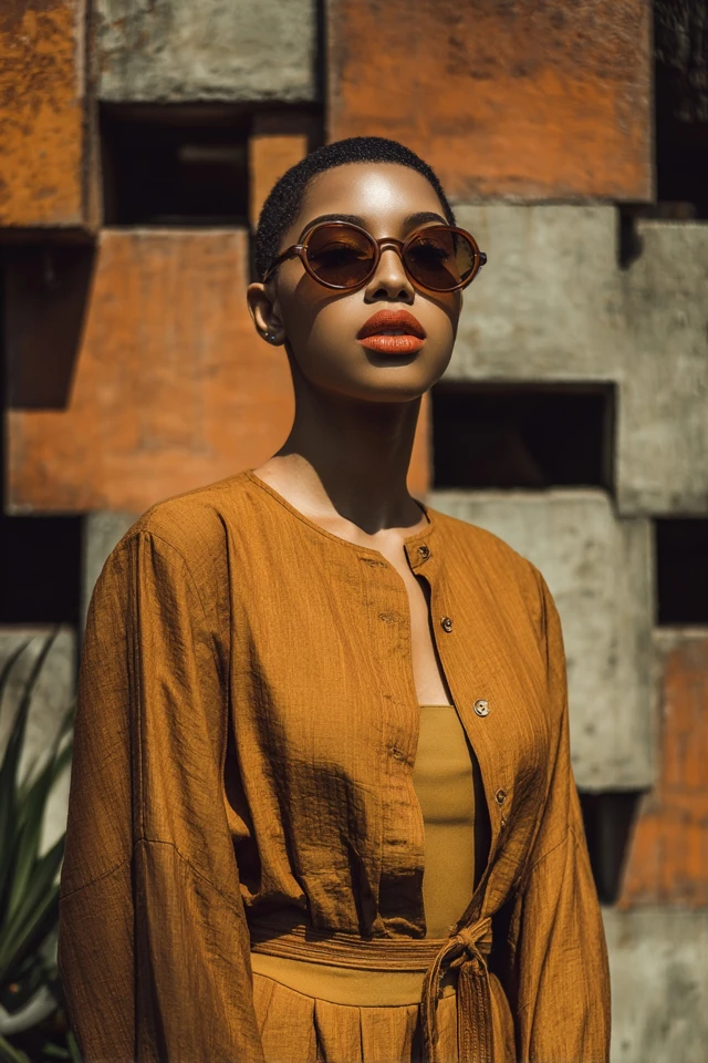 Street Style Earth Tones Outfits - photo 2