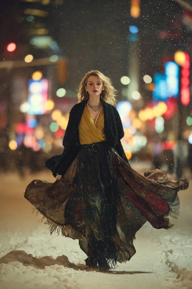 Boho Winter Statement Outfit Ideas - photo 2