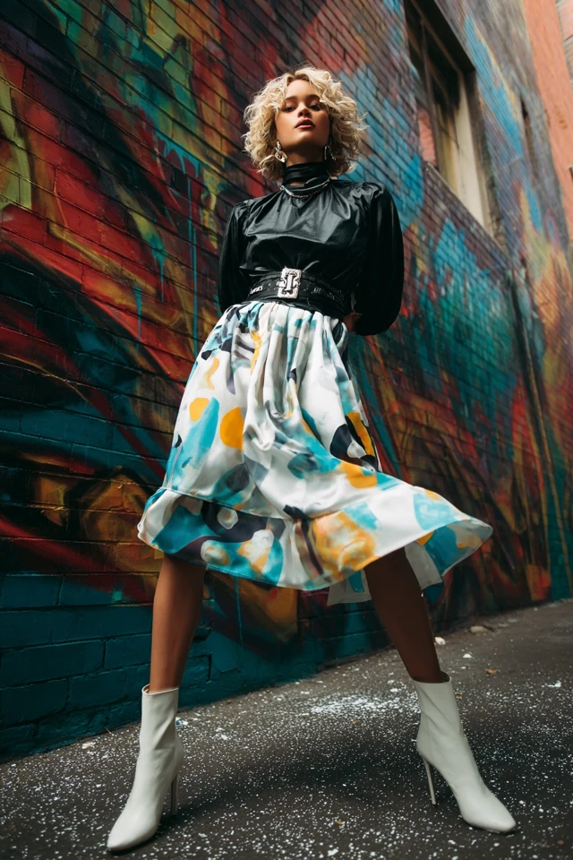 Essential It Girl Satin Skirt Occasionwear - photo 2