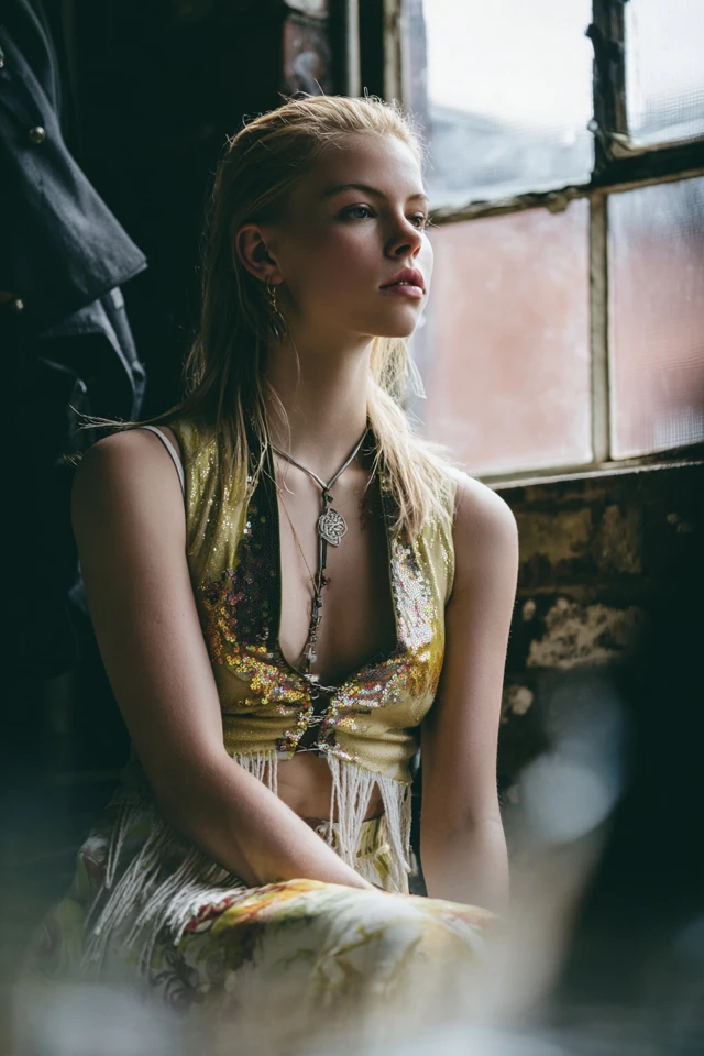 Inspiration Boho Sequin Top Occasionwear - photo 2