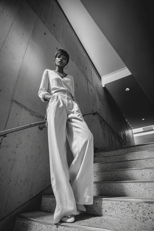 Vintage Wide-Leg Pants Essential - photo 2