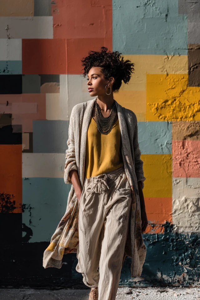 Curated Neutral Cardigan Color Palette - photo 2