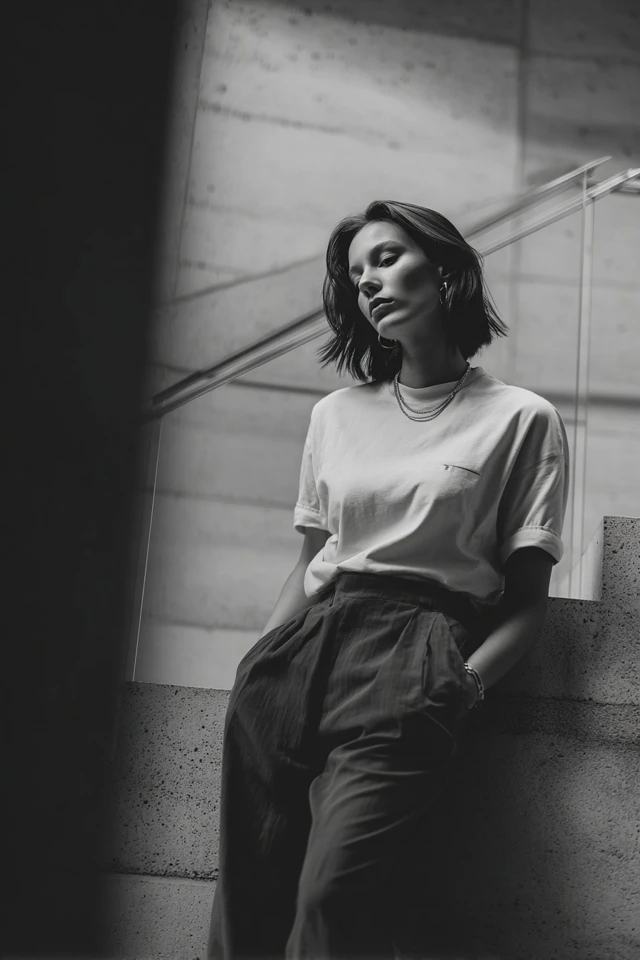 Monochrome Graphic Tee Palette - photo 2