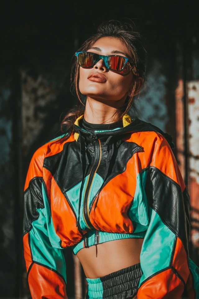 Street Style Leather Athleisure Sets - photo 2