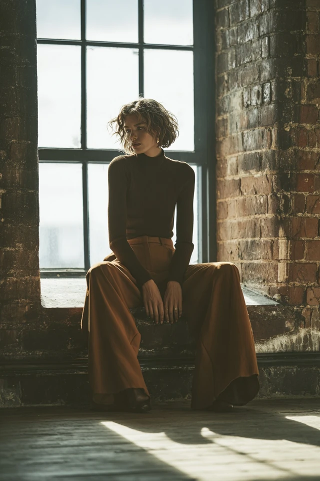 Sporty Wide-Leg Pants Essential - photo 2