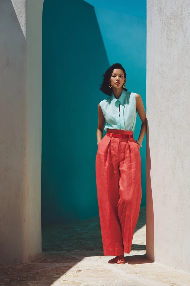 Summer Linen Pants Capsule Wardrobe - photo 2