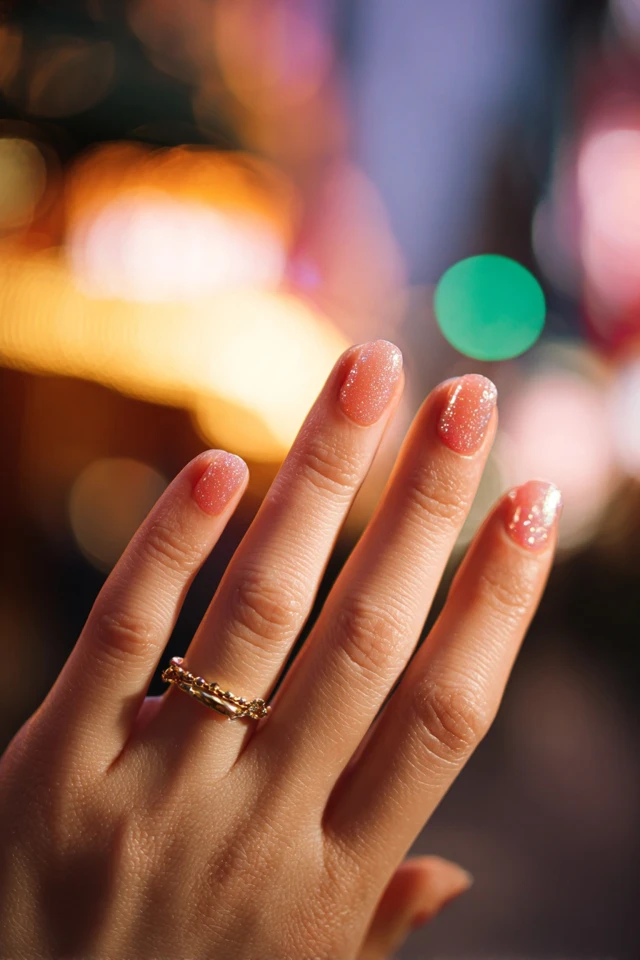 Coral Spark Manicure - photo 2
