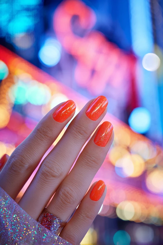 Orange Vibe Manicure - photo 2