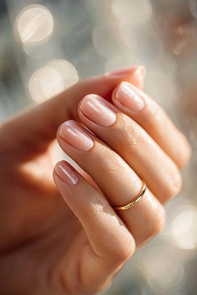 Peach Fusion Nails