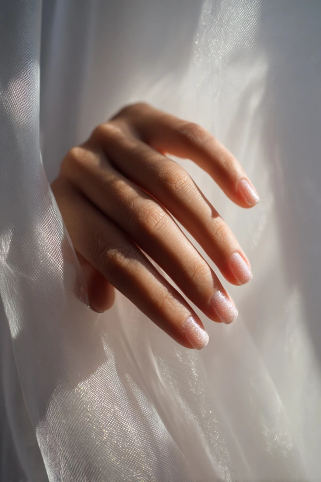 Silver Edge Nails - photo 2