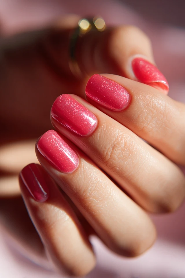 Neon Luster Manicure