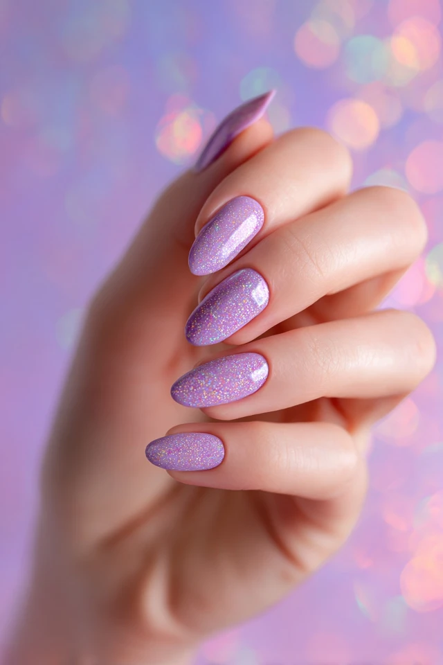 Purple Splash Manicure - photo 2