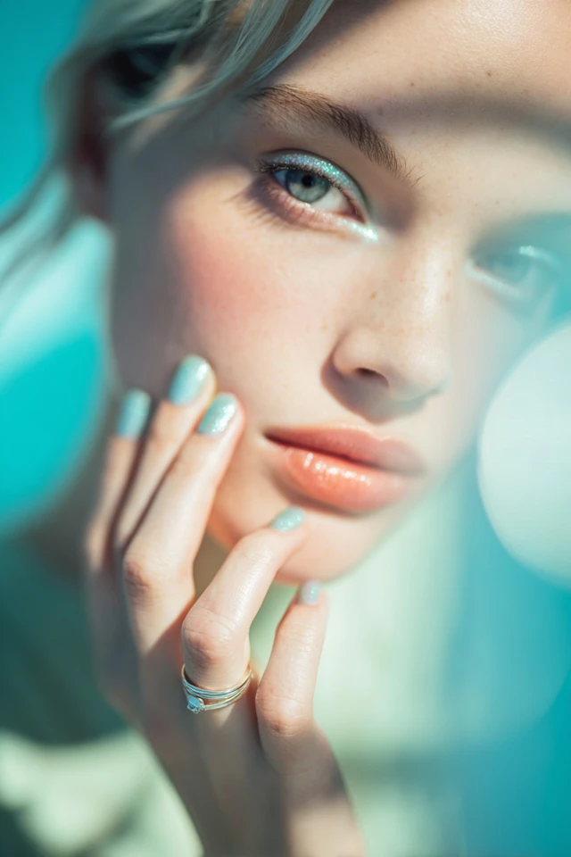 Aqua Spark Mani - photo 2