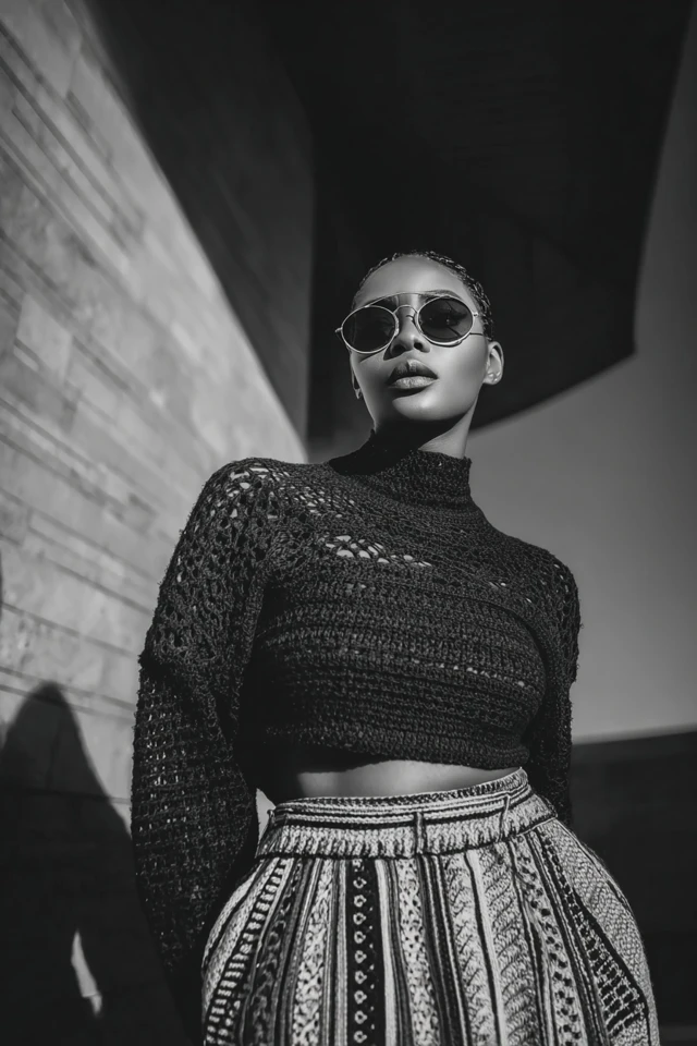 Monochrome Boho Crochet Inspiration - photo 2
