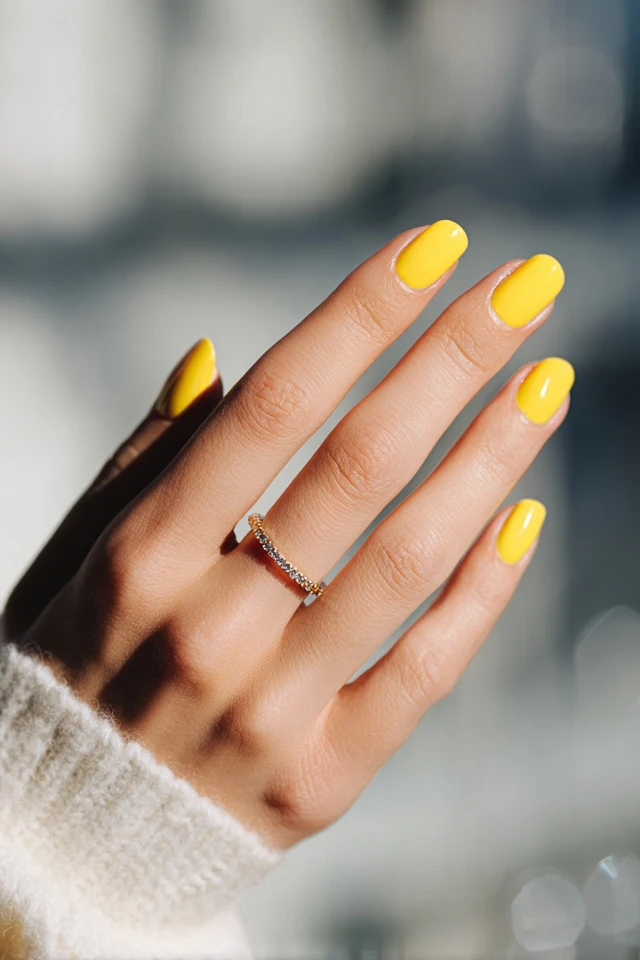 Yellow Dream Nails - photo 2