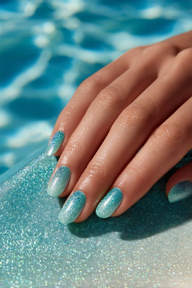 Teal Twist Manicure - photo 2