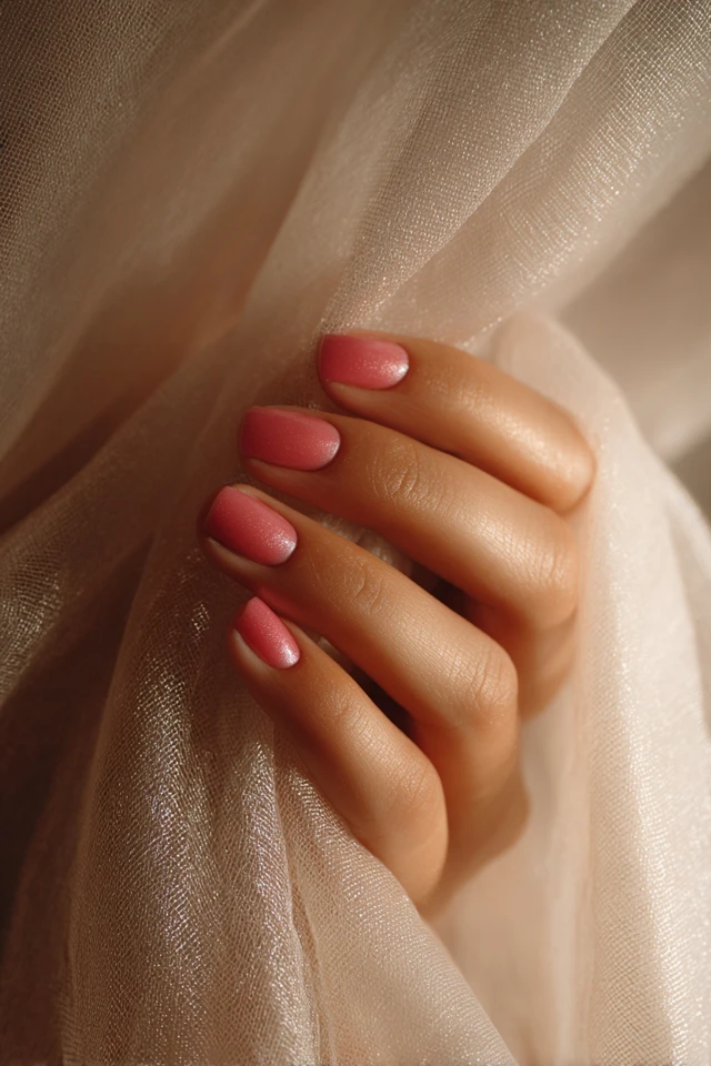 Magenta Glow Nails - photo 2