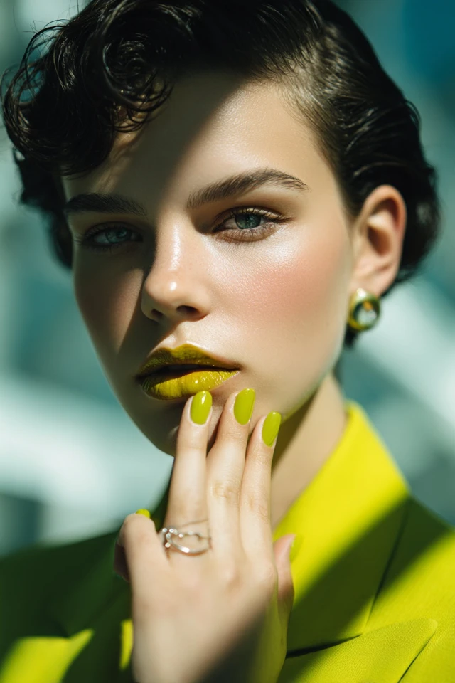 Green Pulse Nails - photo 2