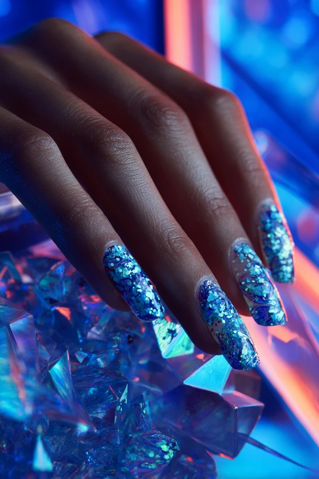 Fluid Swirl Concept Nails - photo 2