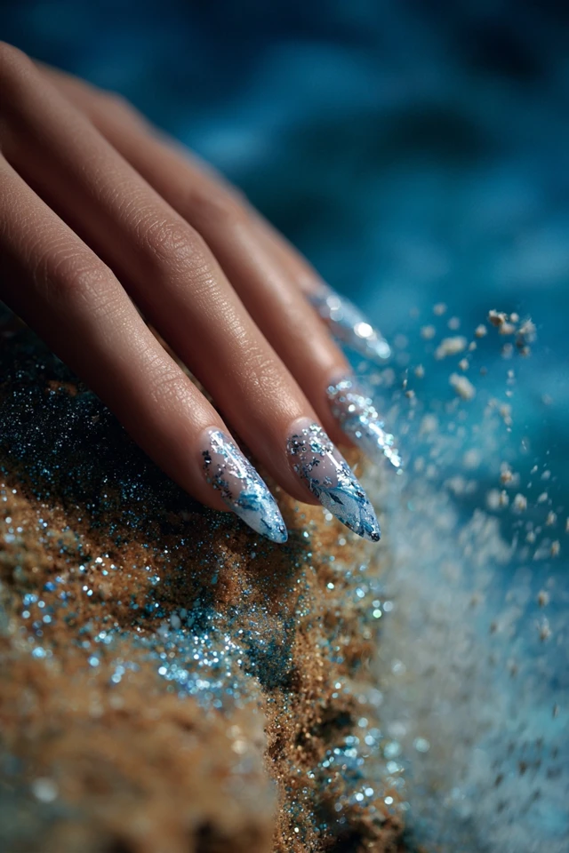Silk-Edge Swirl Artistry Nails - photo 2