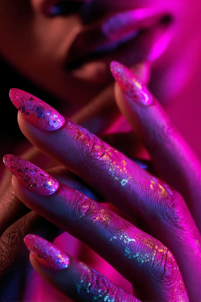 Artful Geometric Concept Nails - photo 2