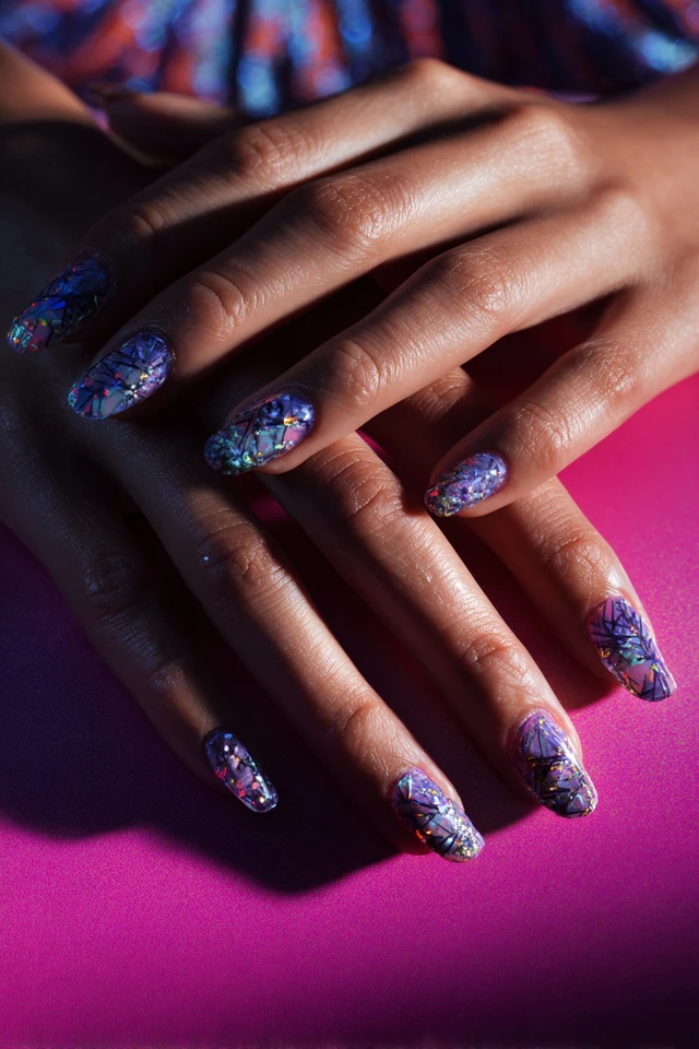 Eclectic Ombre Vision Nails - photo 2