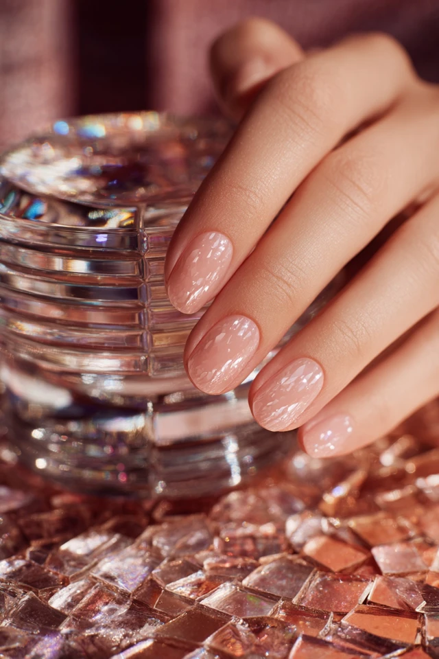 Crystalline Minimalist Statement Nails - photo 2