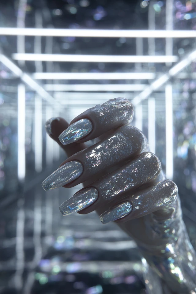 Harmonic Abstract Artistry Nails - photo 2