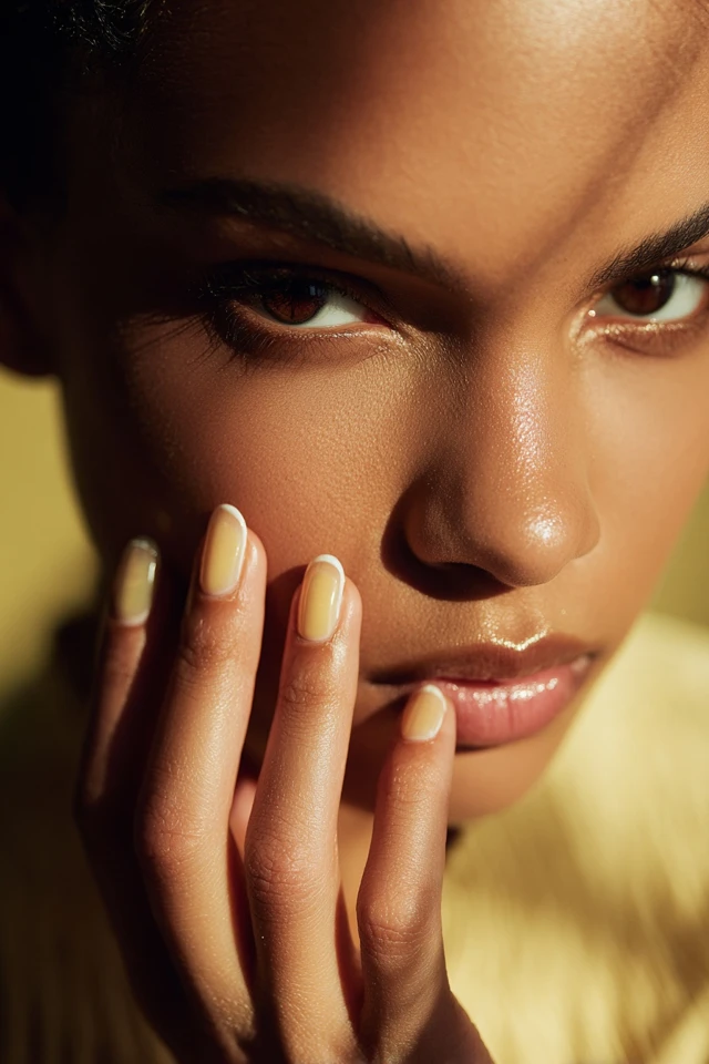 Polished French Tip Statement Nails - photo 2